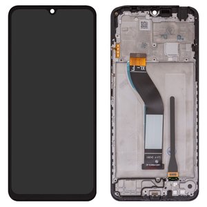 Дисплей для Xiaomi Poco C75, Redmi 14C 4G, Redmi 14C 5G, Redmi A4, черный, с рамкой, Original PRC , 2411DRN47C, 2409BRN2CA, 2409BRN2CG, 2409BRN2CY