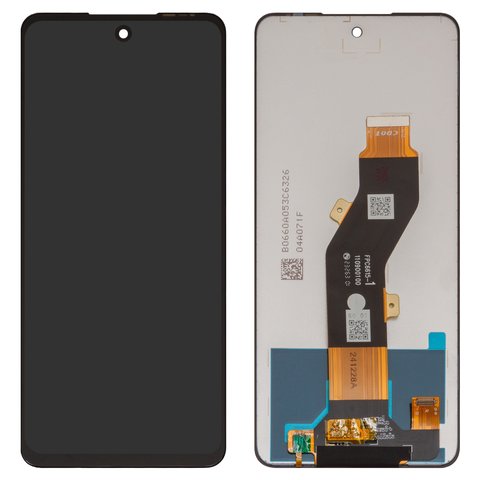 LCD compatible with Tecno Pop 8, Spark 20 KJ5 , Spark 20C BG7 , Spark Go 2024  BG6 ; Infinix Hot 40i X6528B , Smart 8 X6525 , black, without frame, original change glass  , TXDI660QCEPX 