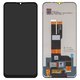 LCD compatible with Realme C31, (black, without frame, FLYCDI, RMX3501)