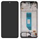 LCD compatible with Xiaomi Redmi Note 14 4G, (black, with frame, Original (PRC), 159.6mm, 24117RN76G, 24117RN76O, global version)