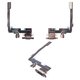 Flat Cable compatible with iPhone 16 Pro, (charge connector, black, with microphone, HC, black titanium)