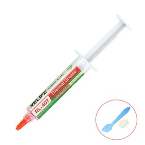 Thermal Compound RELIFE  RL 407 , silicone, in a syringe, 20 ml, pink, 6 Вт м*К 