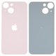 Задняя панель корпуса для iPhone 13 mini, розовая, не нужно снимать стекло камеры, big hole