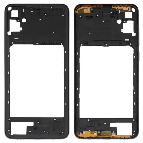 Housing Middle Part compatible with Samsung A055 Galaxy A05, black 