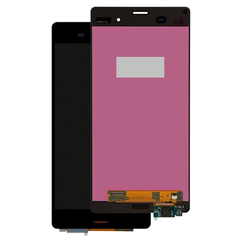 Pantalla LCD puede usarse con Sony D6603 Xperia Z3, D6633 Xperia Z3 DS, D6643 Xperia Z3, D6653 Xperia Z3, negro, Original PRC 