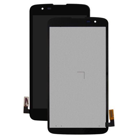 Pantalla LCD puede usarse con LG K7 MS330, Tribute 5 LS675, negro, sin marco