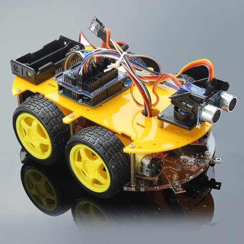 Juguete de construcción electrónico Haitronic "Coche robótico controlado por Bluetooth"