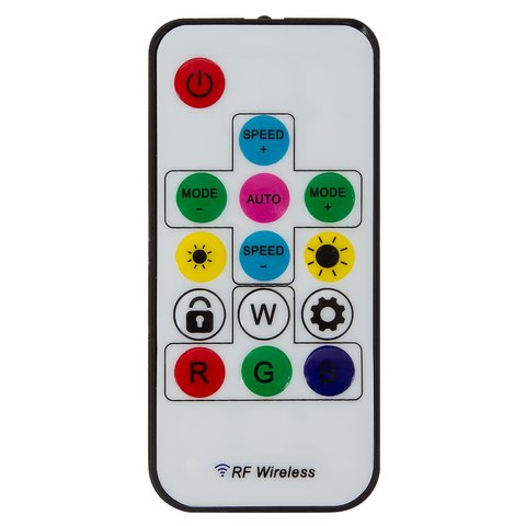 Controlador LED con control remoto por radio RF  SP103E RGB, WS2801, WS2811, WS2812, WS2813 12 V 