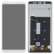 Pantalla LCD puede usarse con Xiaomi Redmi Note 5, blanco, original (vidrio reemplazado), cristal táctil reemplazado