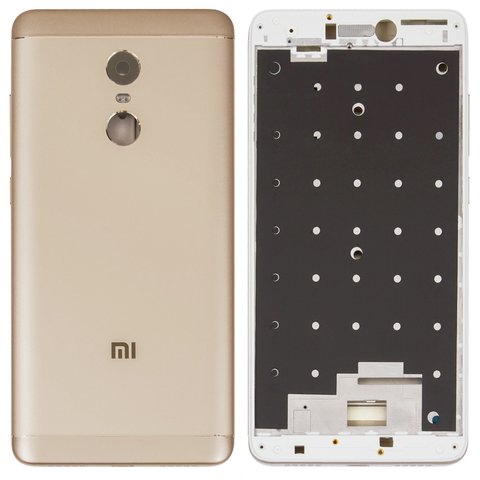 Carcasa puede usarse con Xiaomi Redmi Note 4X, Original PRC , dorado, snapdragon