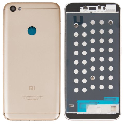 Carcasa puede usarse con Xiaomi Redmi Note 5A Prime, dorado, 3 32GB