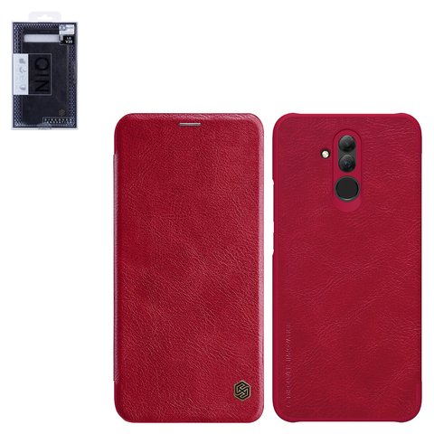 Funda Nillkin Qin leather case puede usarse con Huawei Ascend Mate 7, Mate 20 lite, rojo, libro, plástico, cuero PU, #6902048164383