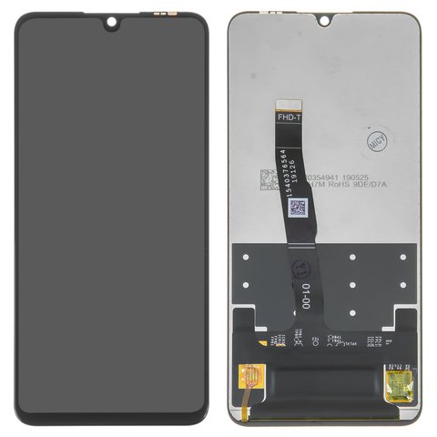 Pantalla LCD puede usarse con Huawei Nova 4e, P30 Lite, negro, clase B, sin marco, Copy