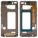 Parte media de carcasa puede usarse con Samsung G975 Galaxy S10 Plus, negra, con botones laterales, marco para fijar pantalla