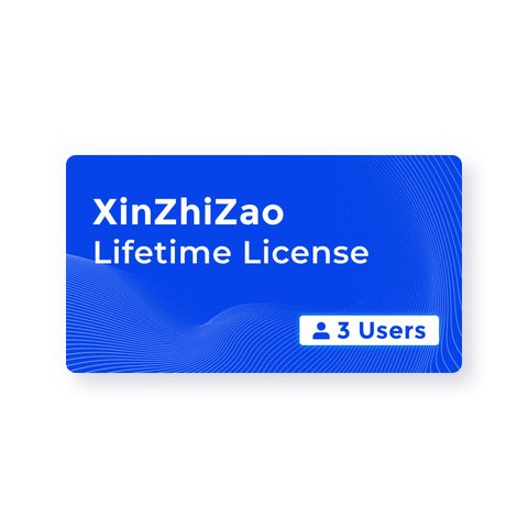 Licencia XinZhiZao por período ilimitado 3 usuarios 