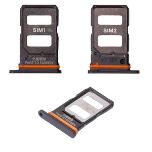 Sujetador de tarjeta SIM puede usarse con Xiaomi Poco F6, negro, black