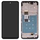 Pantalla LCD puede usarse con Motorola Moto G13, Moto G23 XT2333, negro, con marco, Original (PRC)