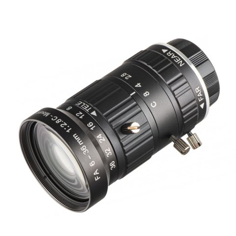 Objetivo RELIFE MB1, lente para cámara, con zoom óptico, 6 36mm; 12MP; F2.8 C; C Mount
