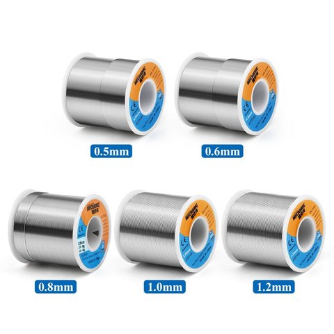 Estaño Mechanic HX T100, Sn 63% , Pb 37%, flux 1 3%, 0,8 mm, 500 g