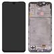 Pantalla LCD puede usarse con Samsung A176 Galaxy A17 5G, negro, con marco, Original (PRC)