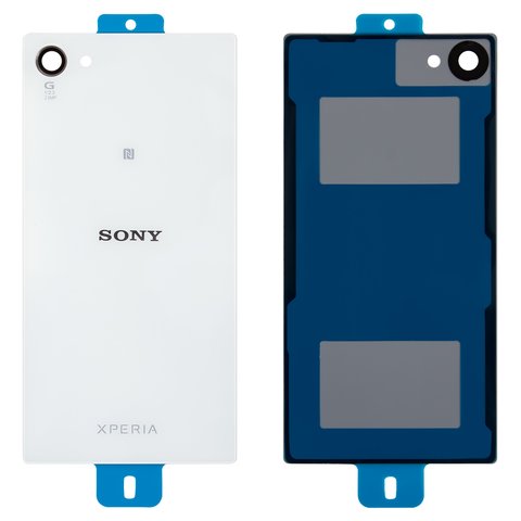 Задня панель корпуса для Sony E5803 Xperia Z5 Compact Mini, E5823 Xperia Z5 Compact, біла