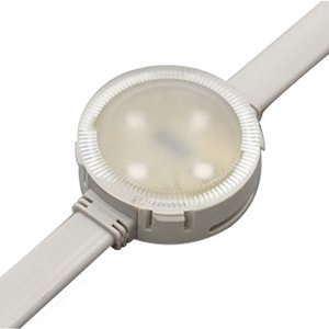 Комплект круглых LED модулей полноцветные, 4 светодиода SMD3535, 40 мм, IP68, 20 шт. 