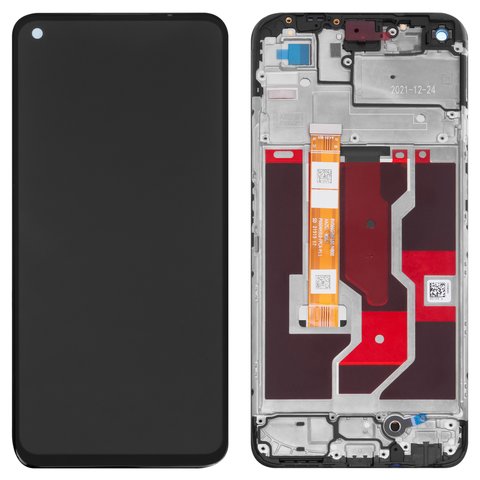 Дисплей для Oppo A36, A76, черный, с рамкой, Original PRC , PESM10, CPH2375, BV066G3M L01 MB00