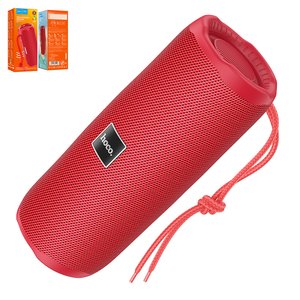 Портативна бездротова колонка Hoco HC16, червона, bluetooth 5.3, 5W*2, #6931474791467