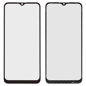 Скло корпуса для Samsung A037F Galaxy A03s, чорне, 160,5x72mm 