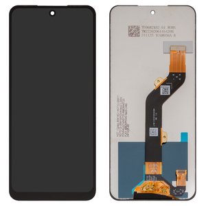 Дисплей для Tecno Pova Neo 3 LH6n , чорний, без рамки, Оригінал переклеєне скло 