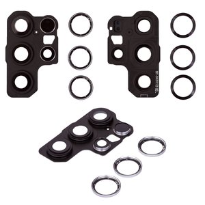 Стекло камеры для Samsung S938 Galaxy S25 Ultra, серебристое, с рамкой