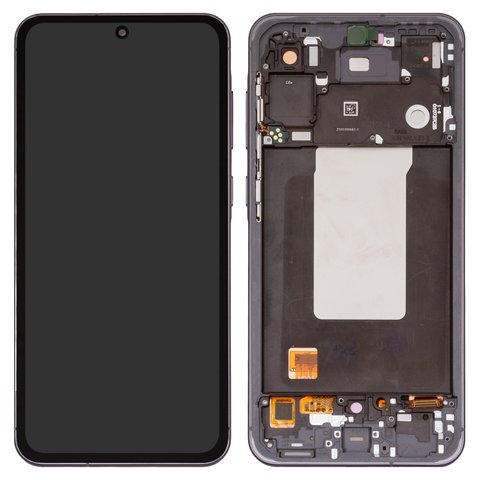 Дисплей для Samsung A566 Galaxy A56, черный, с рамкой, High Copy, OLED , graphite