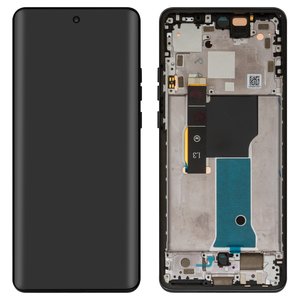 Дисплей для Motorola Edge 40 Neo, черный, с рамкой, Original PRC 