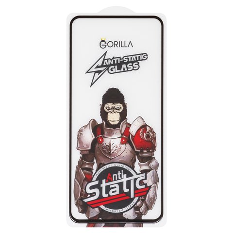 Защитное стекло для Google Pixel 5a 5G, совместимо с чехлом, Full Glue, Anti Static, черный, gorilla