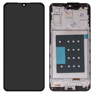 Дисплей для Samsung A175 Galaxy A17 4G, чорний, з рамкою, High Copy, OLED 