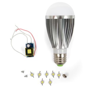Комплект для сборки LED-лампы SQ-Q03 E27 7 Вт – теплый белый Комплект для сборки LED-лампы SQ-Q03 E27 7 Вт – теплый белый