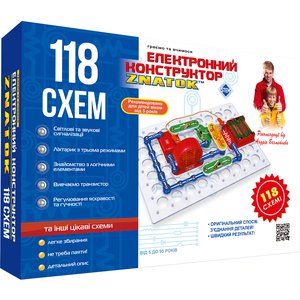 Електронний конструктор ЗНАТОК 118 схем 70820 