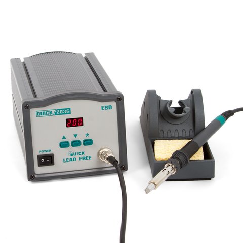 Induction Lead Free Soldering Station Quick 203G ESD